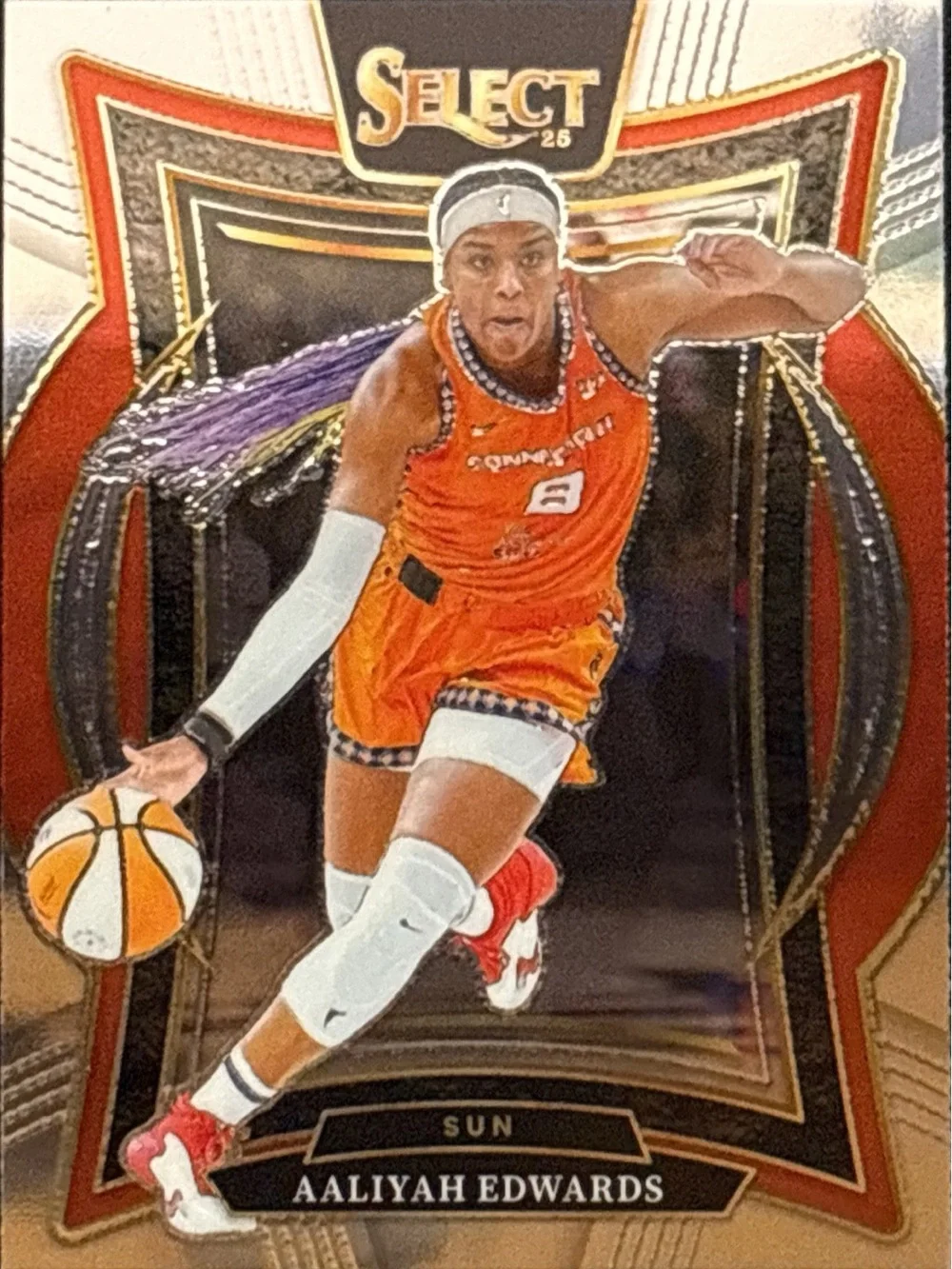 Panini Select Aaliyah Edwards Prizm basketball Trading Card